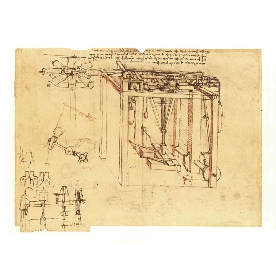 Leonardo da Vinci's Gold Beating Machine Giusto Battiloro