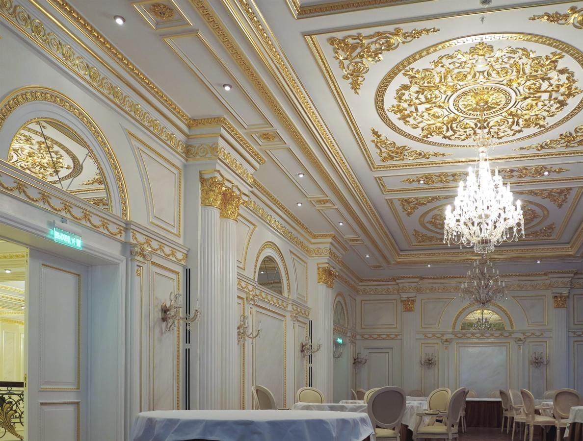 Interior design decoration with gold leaf | Manetti Goldbeater