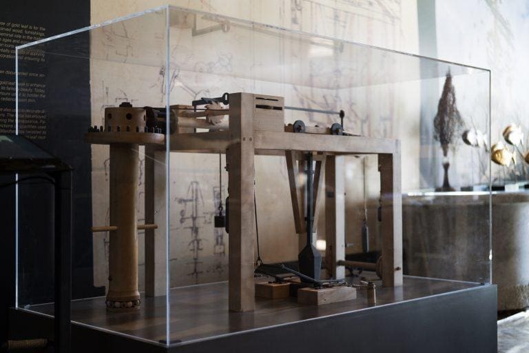 Leonardo da Vinci's Gold Beating Machine Giusto Battiloro