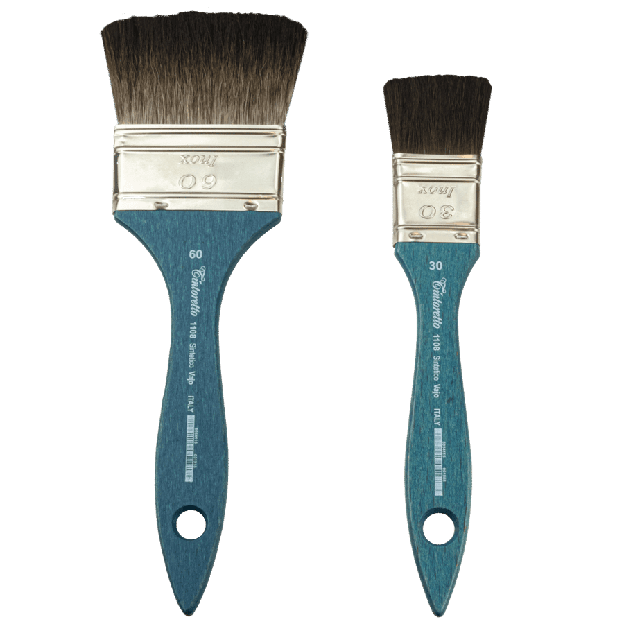 Synthetic squirrel hair brush