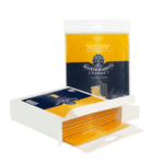 Imitation leaf 14 x 14 cm Box of 10 booklets in individual envelopes