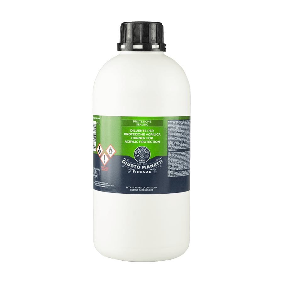 Thinner for acrylic protection