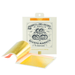 Feuille d'or pur en carnet 80x80 mm - 14 grammes - Or Vert 18 ct Décalcomanies