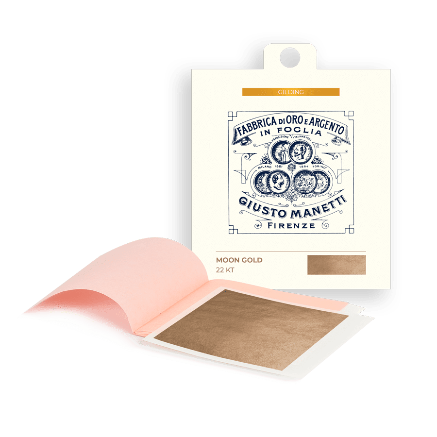 Feuille d'or en carnet 80x80 mm - 14 grammes - Or 