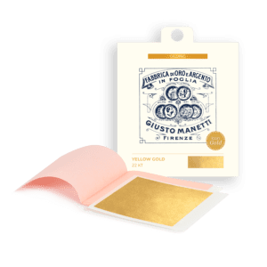 Blattgold für die Ikonographie - 80x80 mm - 15 Gramm - Gelb 22kt