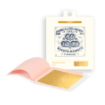 Gold leaf books - 80x80 mm - 13 grams - Yellow gold 22 kt Transfer
