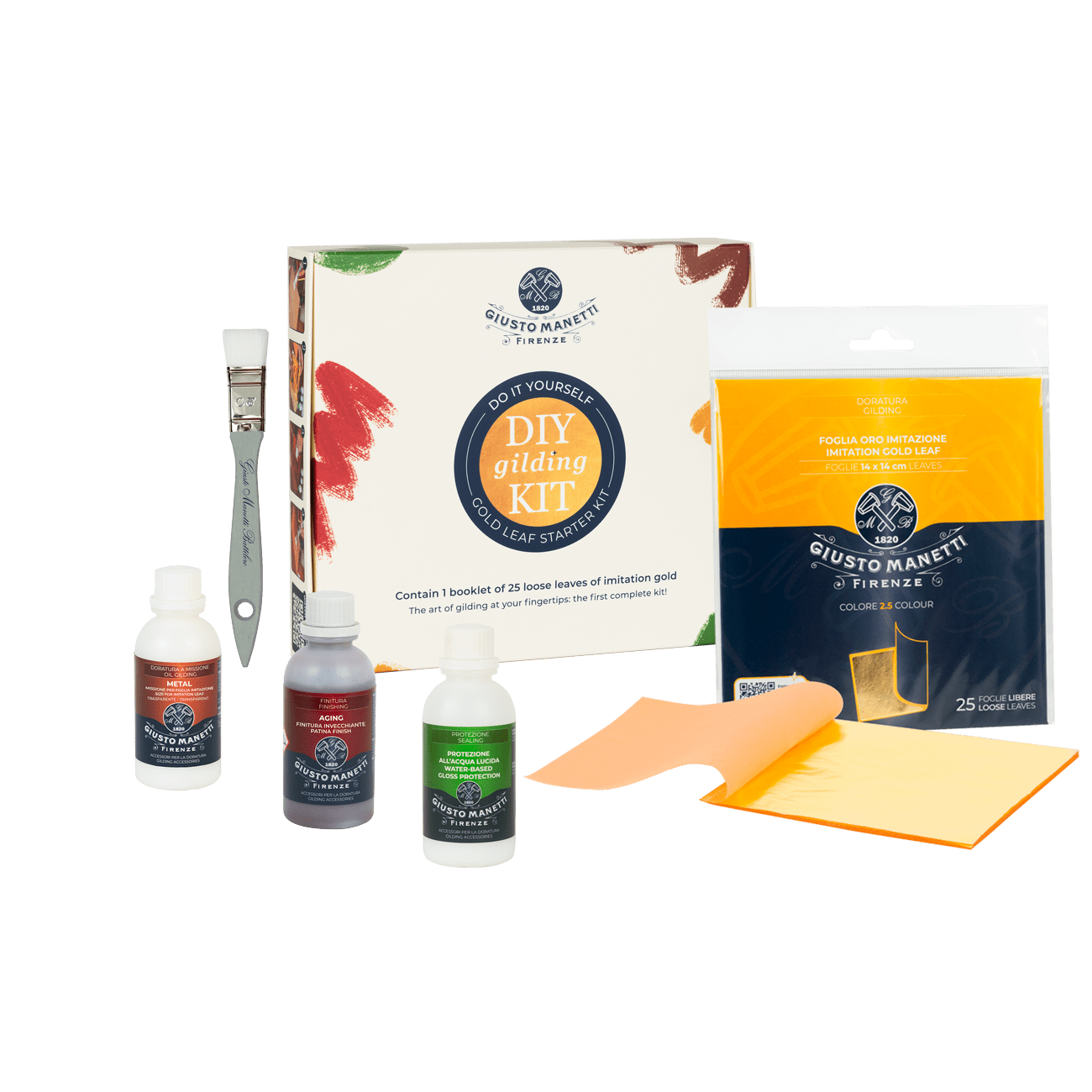 Kit - Dorado con pan de oro de imitación