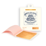 Pan de oro en libro – 80x80 mm – 14 gramos - Oro Rojo 23 kt De calco