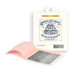 Hoja de paladio en libro – 80x80 mm – 14 gramos – Paladio De calco