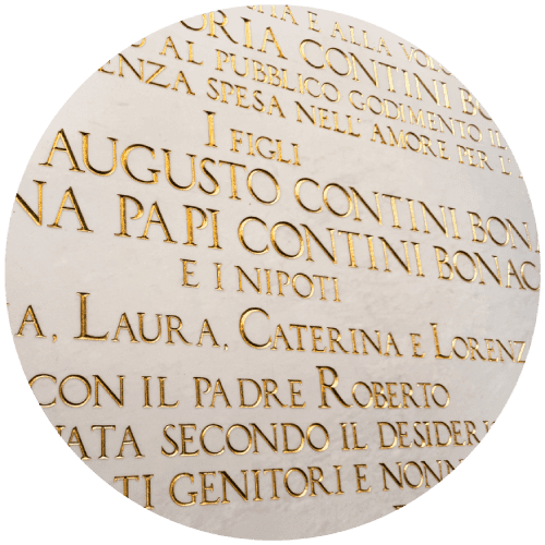 Doratura marmo e pietra