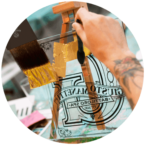 Doratura insegne e vetro